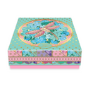 Lisa Pollock Ceramic Glam Jar - Pretty Patchwork Dragonfly