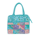 Lisa Pollock Lunch Cooler Bag - Pretty Patchwork Dragonfly