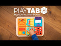 Fat Brain - Play Tab Sensory Set 4 Plastic Toys for Kids 6