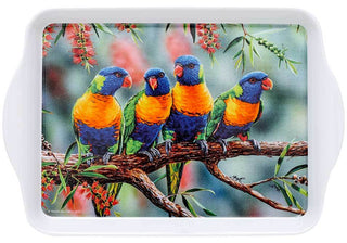 Australian Bird & Flora Lorikeet & B/Brush scatter tray