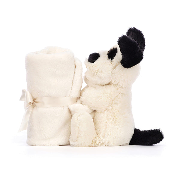 Jellycat Black & Cream Puppy Soother