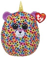 Beanie Squish A Boo 10" - Giselle the Leopard