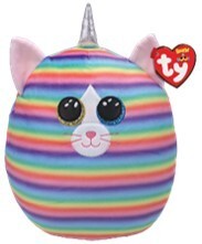 Beanie Squish A Boo 10" - Heather the Rainbow Cat
