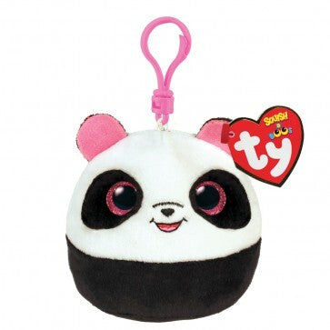 TY Mini Squish A Boo - Bamboo the Panda Clip