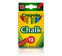 Crayola 12 pack coloured chalk