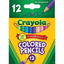 Crayola 12 pack half size pencils