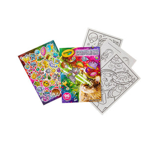 Crayola 96 page colouring book - Cosmic Cats