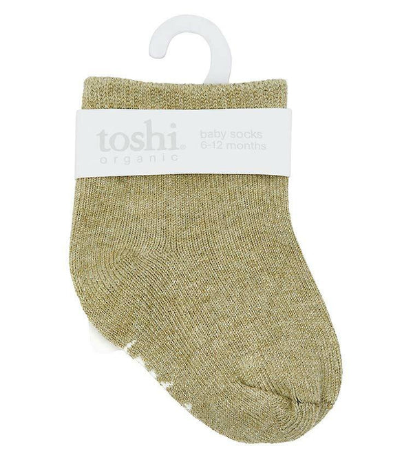 Toshi Organic baby socks - Olive