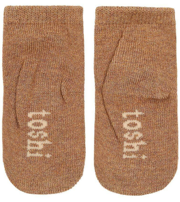 Toshi Organic baby socks - Walnut