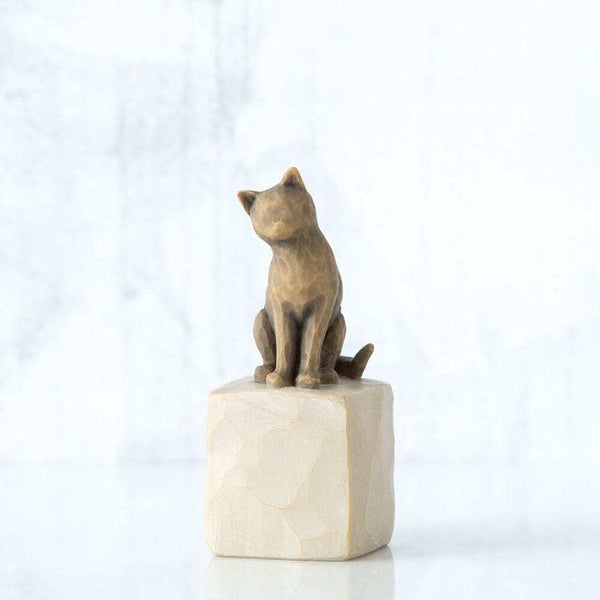Willow Tree - Love My Cat Dark Figurine