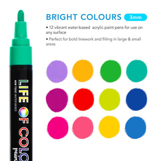 Life of Colour Paint Pens Brights