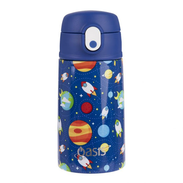 Oasis Kids Bottle With Sipper 400ml - Outer Space