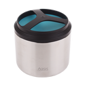 Vacuum insulated food container - turquoise
