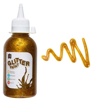 Glitter Paint 250ml - Gold