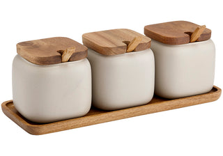 Canister and Spoon Set
