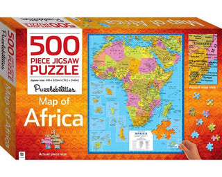 500 piece Map of Africa Puzzle