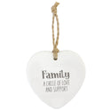 Family Loving Hanging Heart