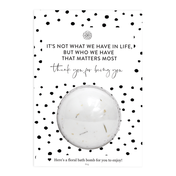 Bath Bomb Gift Card - Being You
