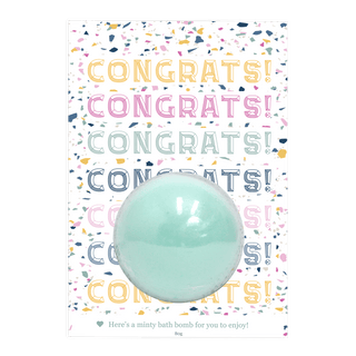 Bath Bomb Gift Card - Congrats