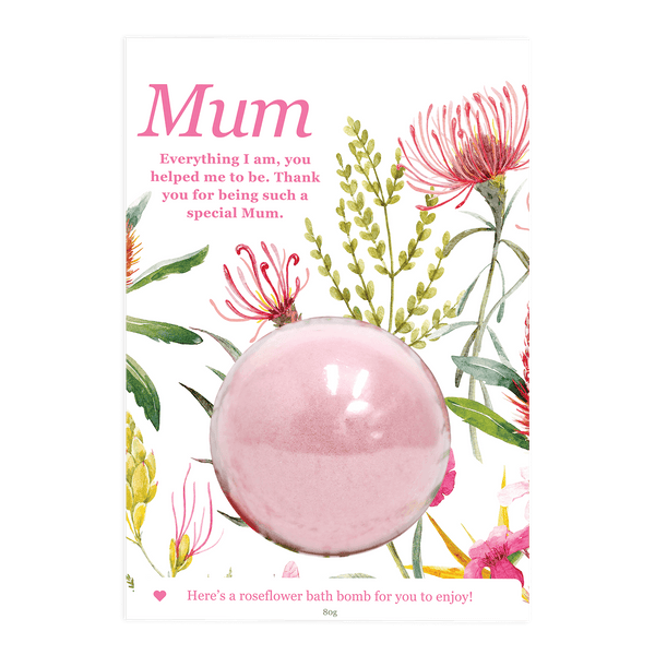 Bath Bomb Gift Card - Mum