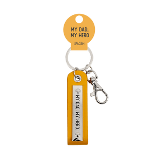 My Dad, My Hero Keychain
