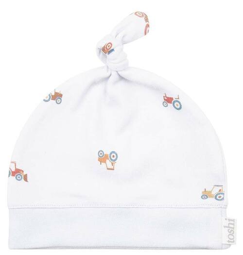 Toshi Baby Beanie - Mr Tractor size XS