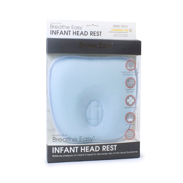 Breathe easy infant head rest - Blue