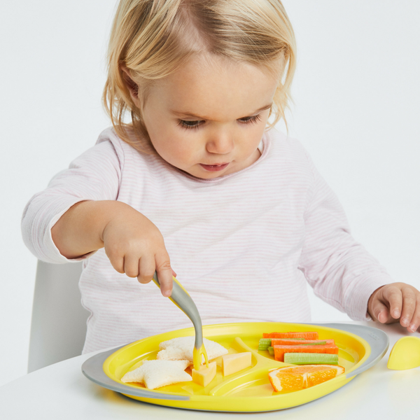 Toddler Cutlery Set - Lemon Sherbet