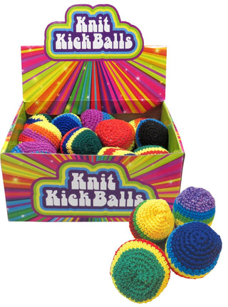 Knitted kick ball