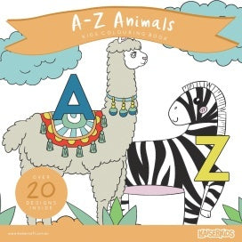A-Z Animals Kids colouring book