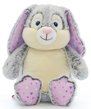 Bunny Grey - Pink Star Cubby