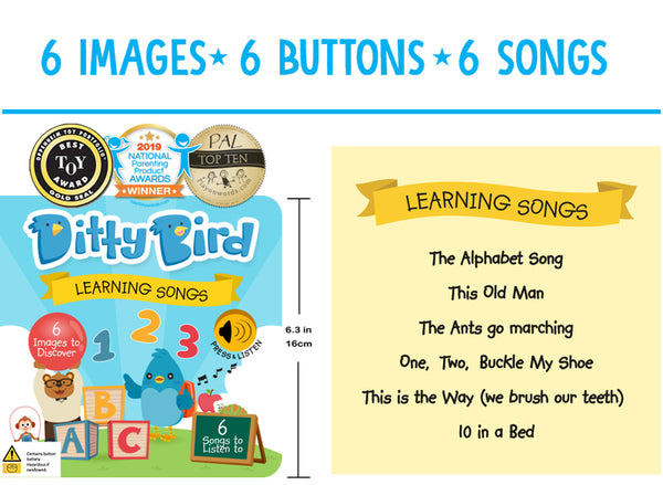 Ditty Bird Book - Learning Songs