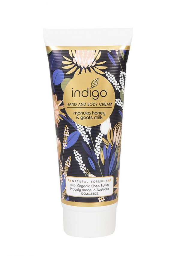 Indigo Organic Shea Butter Hand Cream Manuka Honey & Goat's Milk