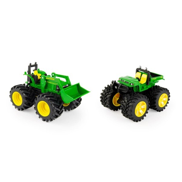 John Deere Monster treads 2 pack Plastic Toys for Small Kids