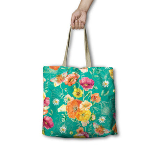 Lisa Pollock Shopping Bag - Bright Poppies