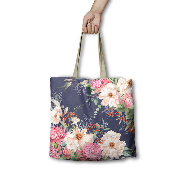 Lisa Pollock Shopping Bag - Warm Waratahs