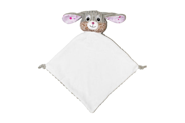 Sensory Bunny Comforter - Bubblegum