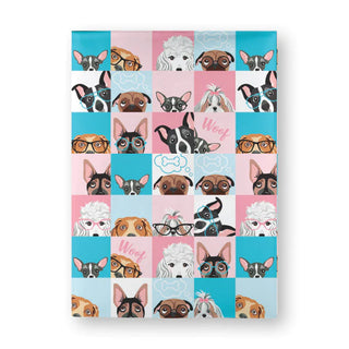 Book Cover Scrapbook Cover - Dogs with glasses