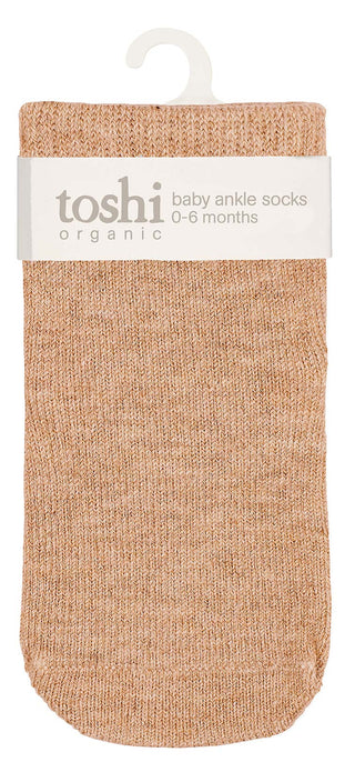 Toshi Organic Socks Ankle Dreamtime - Maple
