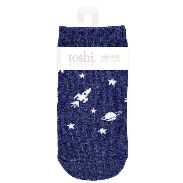 Toshi Organic baby socks - Intergalactic