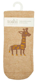 Toshi Organic baby socks - Mr giraffe