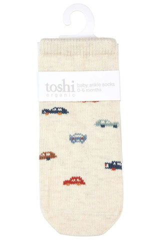 Toshi Organic Ankle Socks Jacquard Speedie