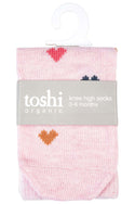 Toshi Organic Ankle Socks Jacquard Heart