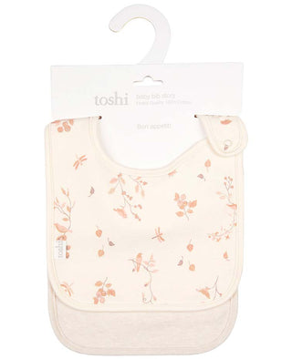 Toshi Baby Bib Story 2pc - Songbird