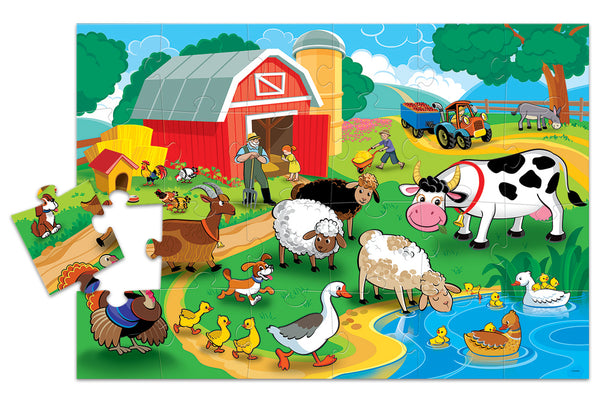 The Farm Floor Puzzle for Kids 2