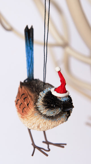 Christmas Tree Ornaments - Blue Wren