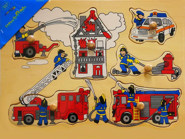 Fire Fighters Wooden Puzzle