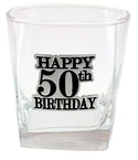 50th Badged Scotch Glass