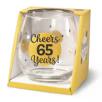 Cheers Stemless Wine Glass