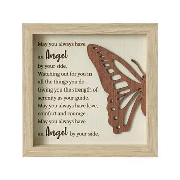 Butterfly Plaque - Angel